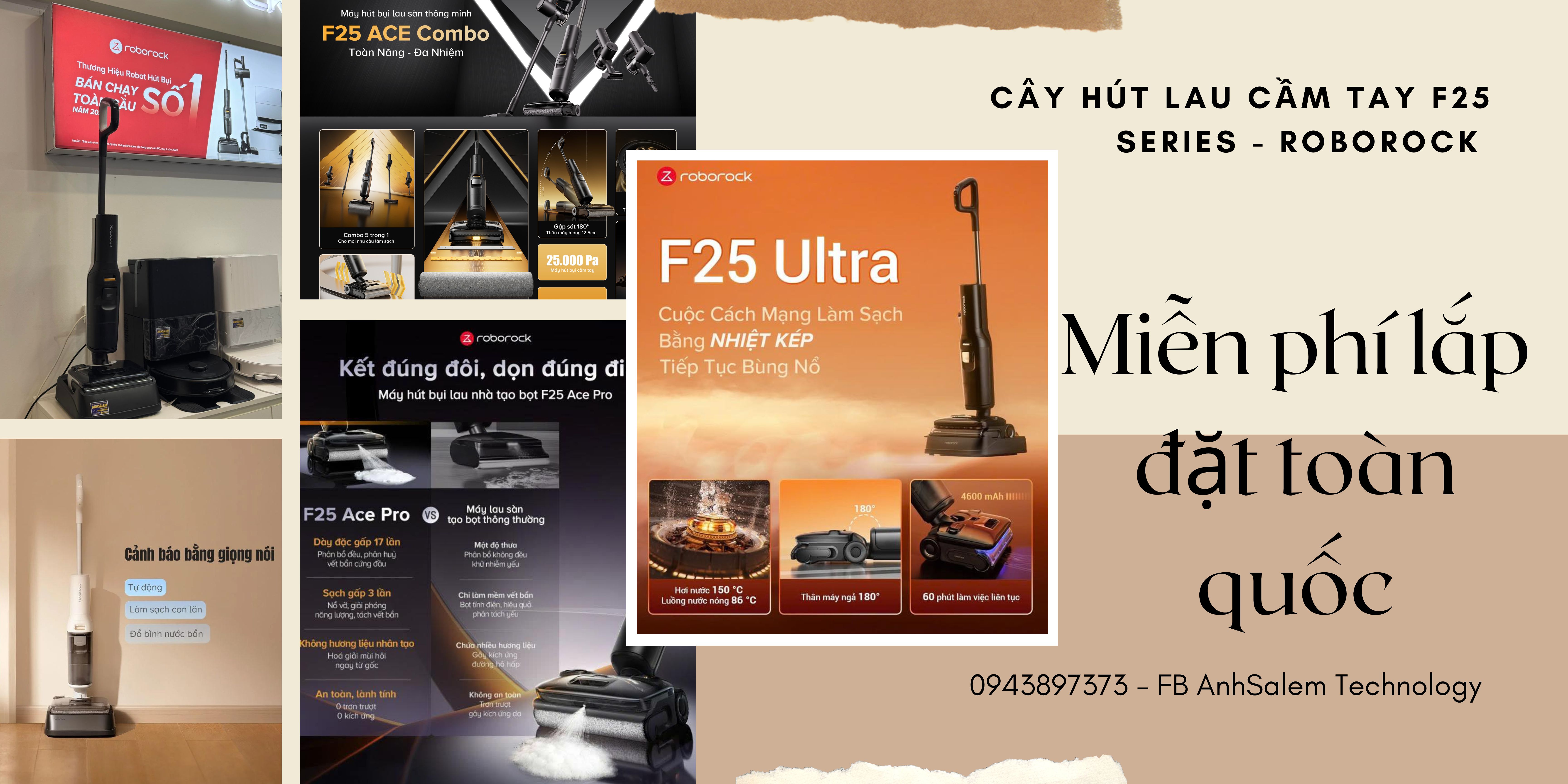 Cây hút lau nhà cầm tay